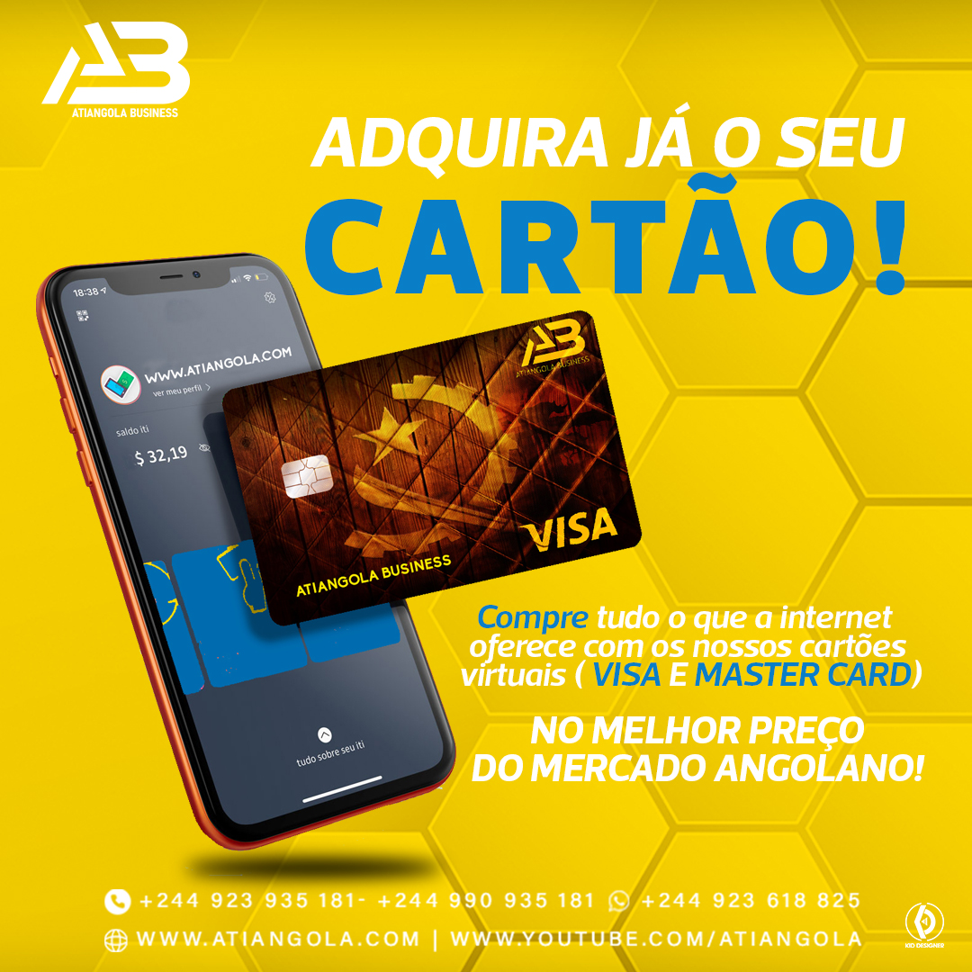 Cartões virtuais e contas europeias