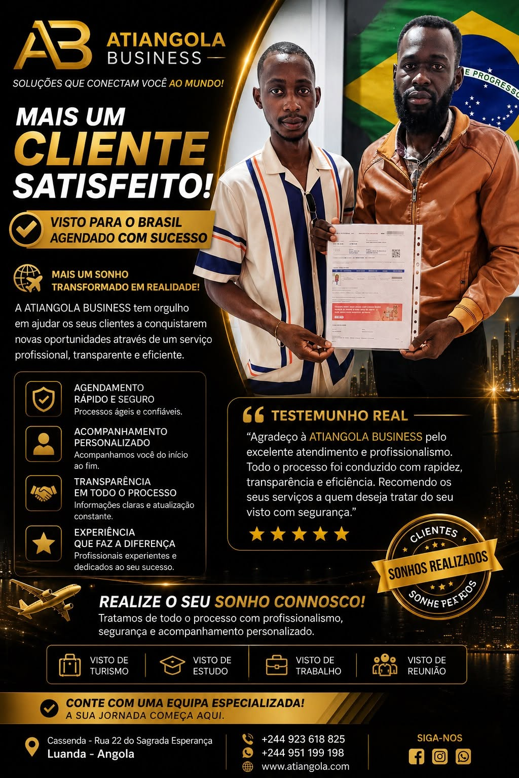 Mais um cliente satisfeito