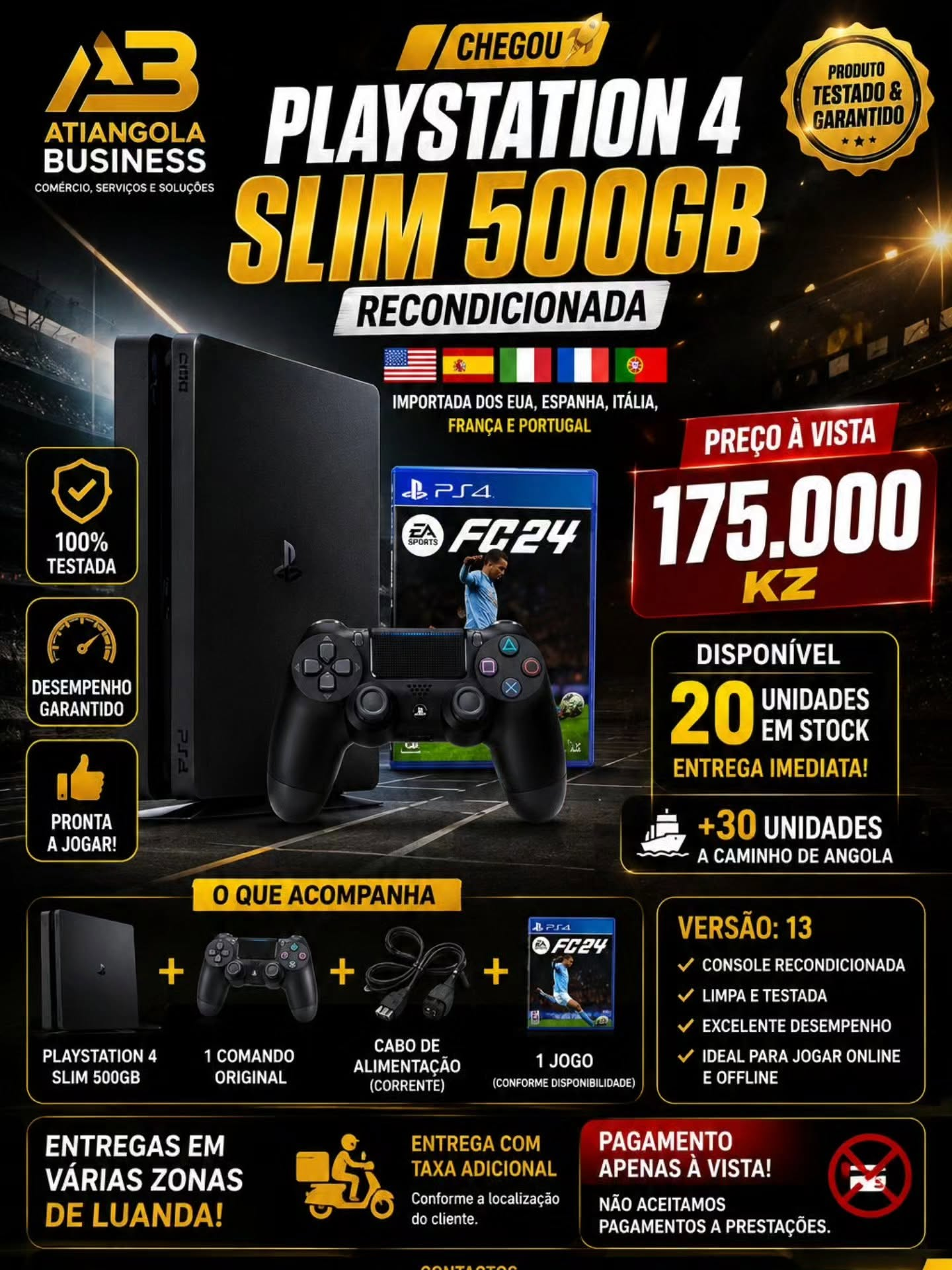 PlayStation 4 Slim recondicionada